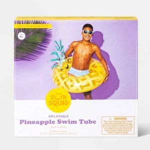 4/$20 - Inflatable Pineapple Swim Tube